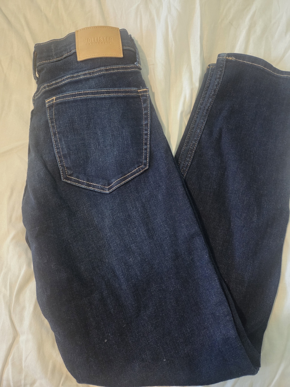 Hollister Men's Dark Indigo Skinny Jeans